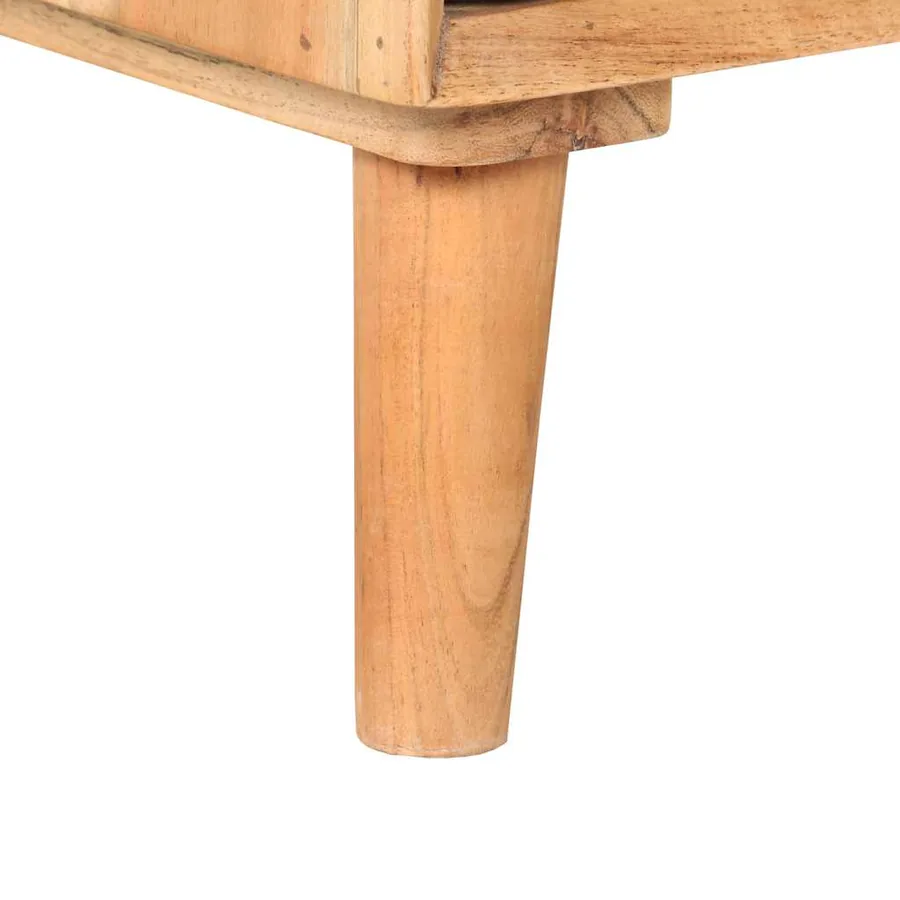 Meuble TV 100x30x40 cm Bois d'acacia massif - 6