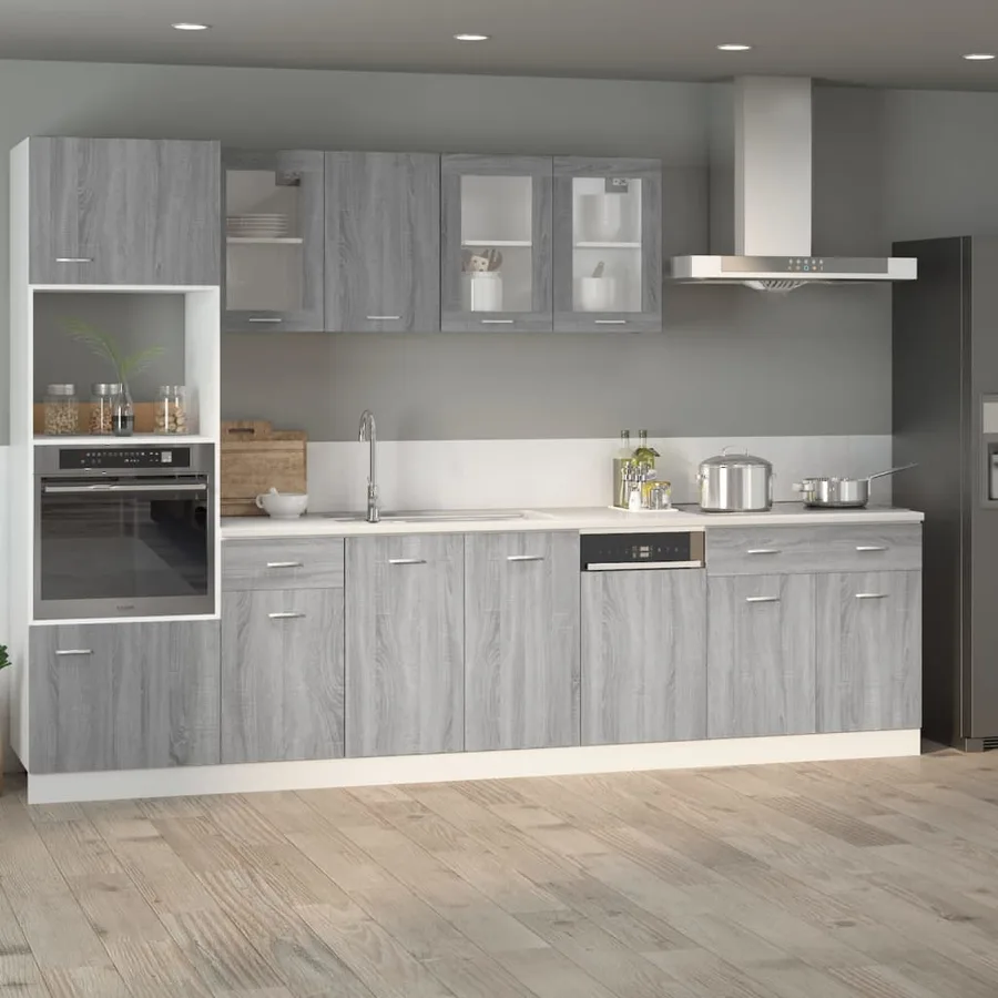 Armoire de plancher à tiroir "Lyon" Sonoma gris 80x46x81,5 cm - 3