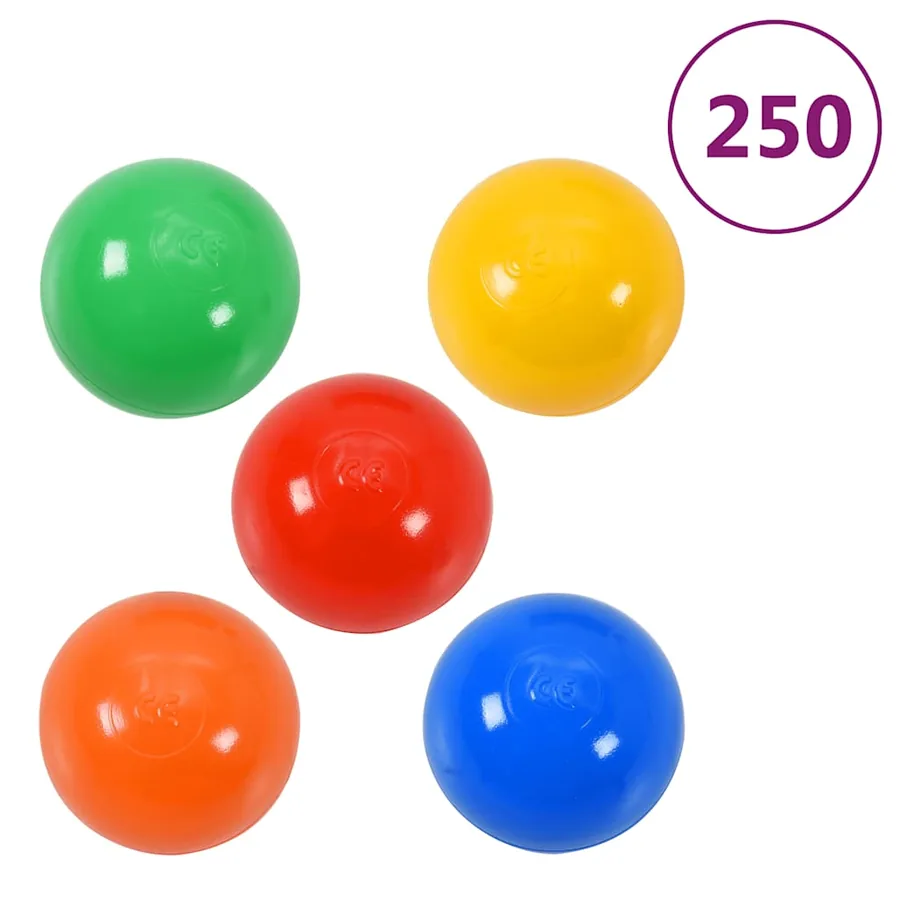 Tunnel de jeu pour enfants avec 250 balles Multicolore - 10
