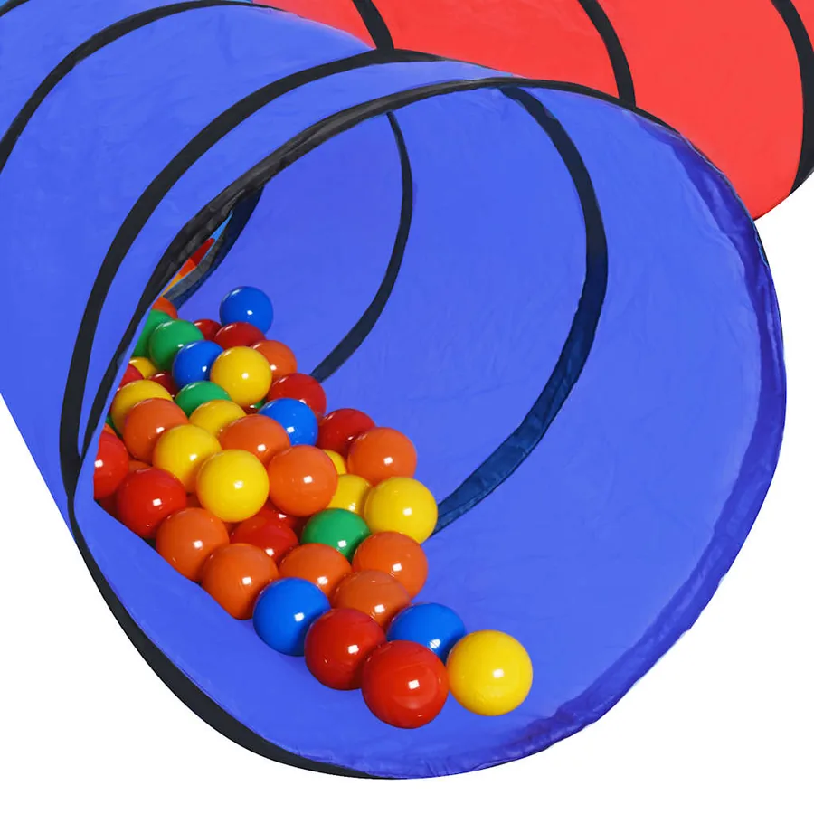 Tunnel de jeu pour enfants avec 250 balles Multicolore - 6
