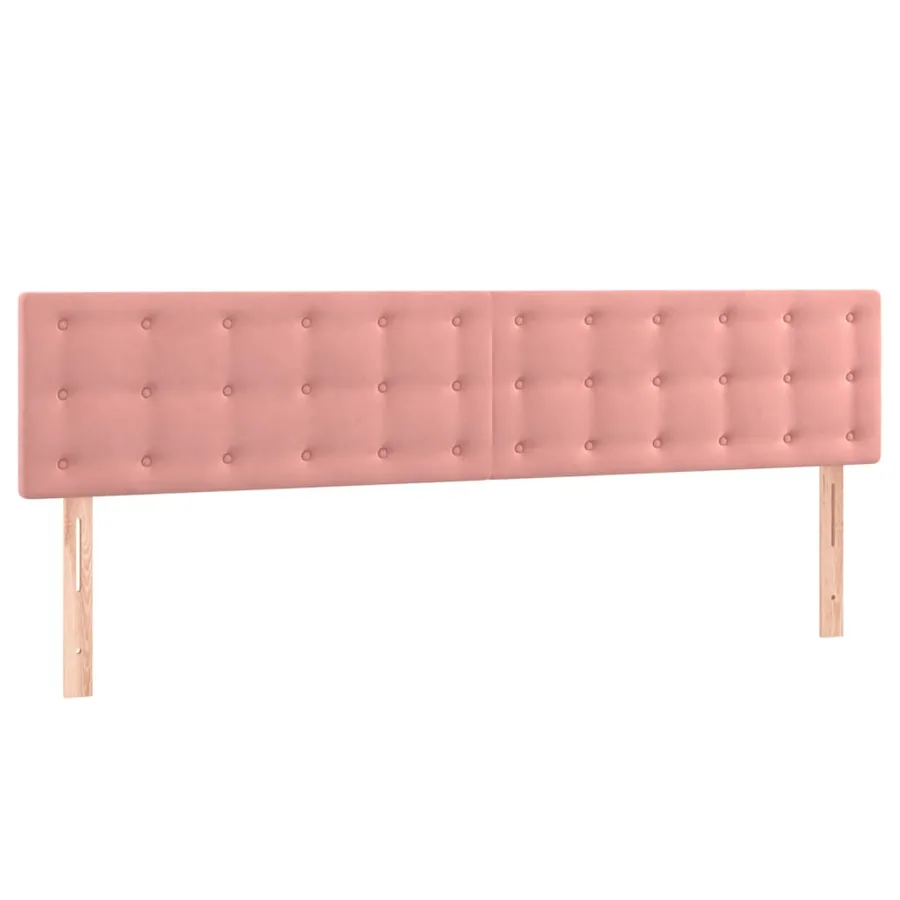Sommier à lattes de lit avec matelas et LED Rose 180x200 cm - 7