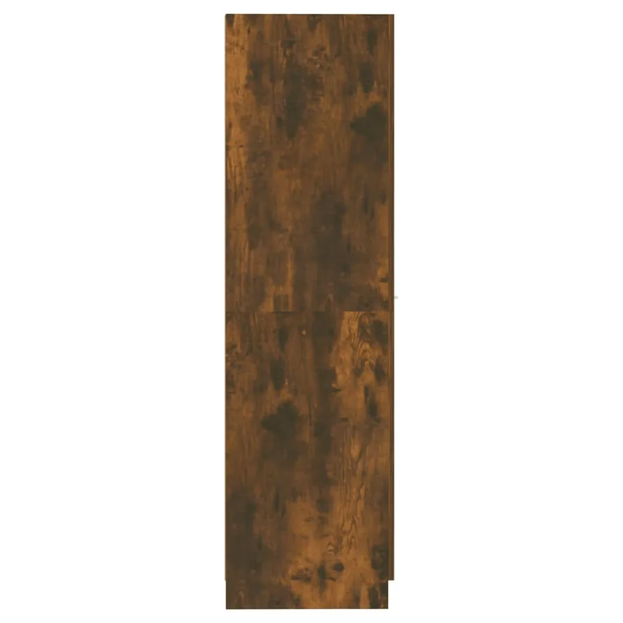 Armoire apothicaire Chêne fumé 30x42,5x150 cm Bois d'ingénierie - 7