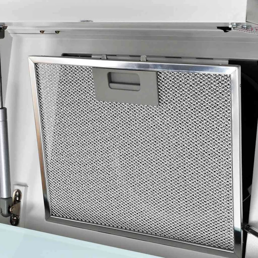 Hotte murale Acier inoxydable 756 m³ / h 90 cm Blanc - 5