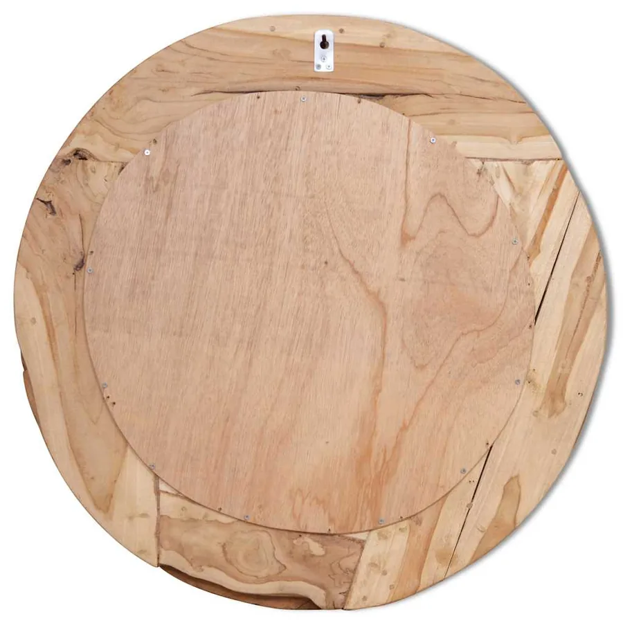 Miroir décoratif Teck 80 cm Rond - 9
