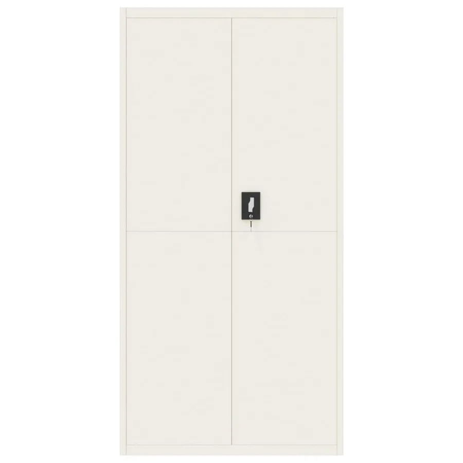Classeur blanc 90x40x180 cm acier - 3