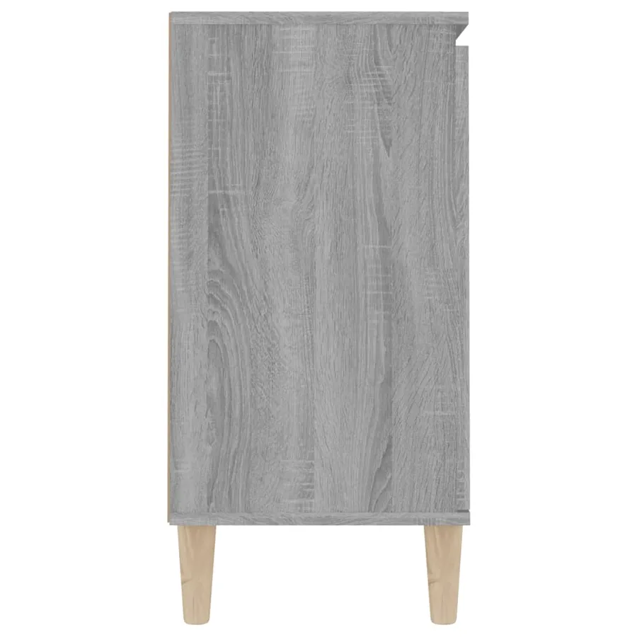 Buffet Sonoma gris 101x35x70 cm Bois d'ingénierie - 5