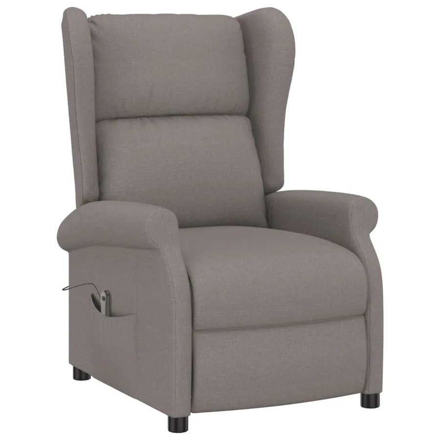 Fauteuil inclinable électrique à oreilles taupe Tissu - 3