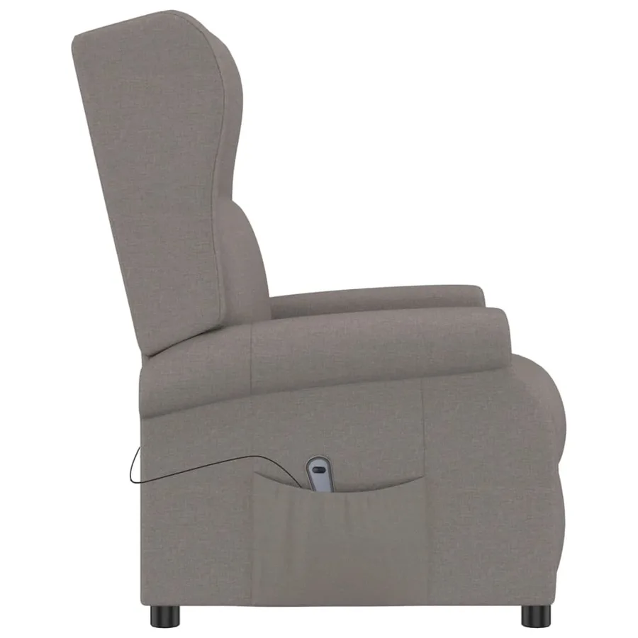Fauteuil inclinable électrique à oreilles taupe Tissu - 5
