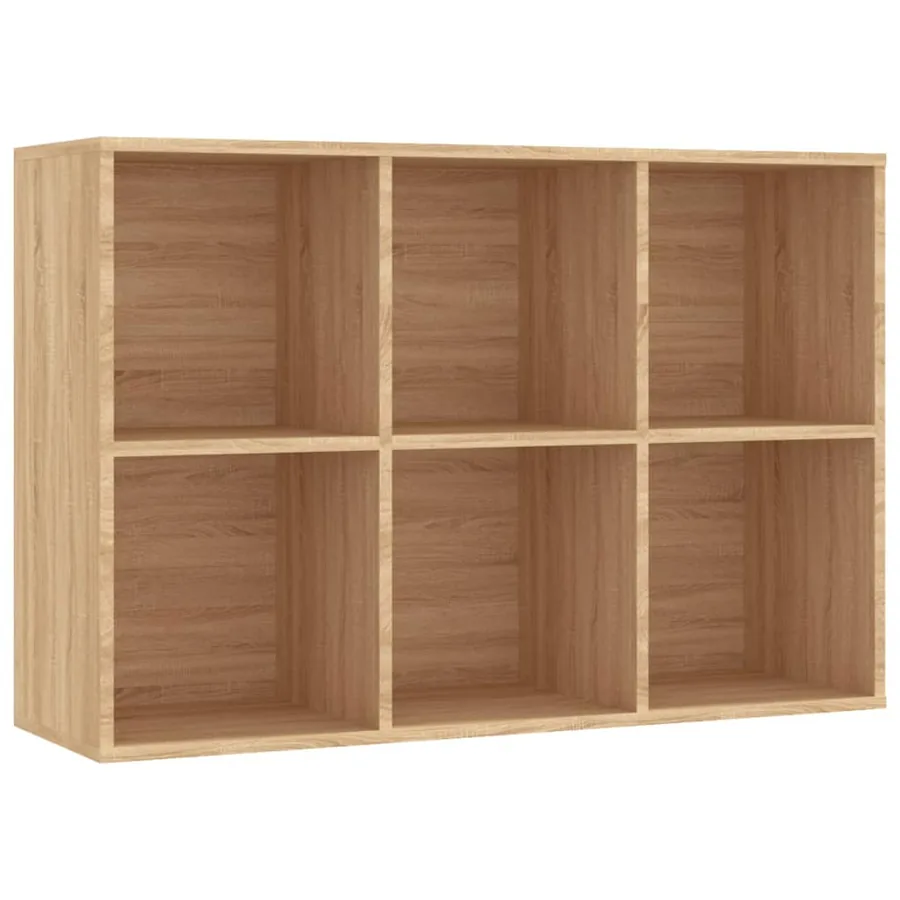 Bibliothèque/Buffet chêne sonoma 66x30x98 cm bois d'ingénierie - 9