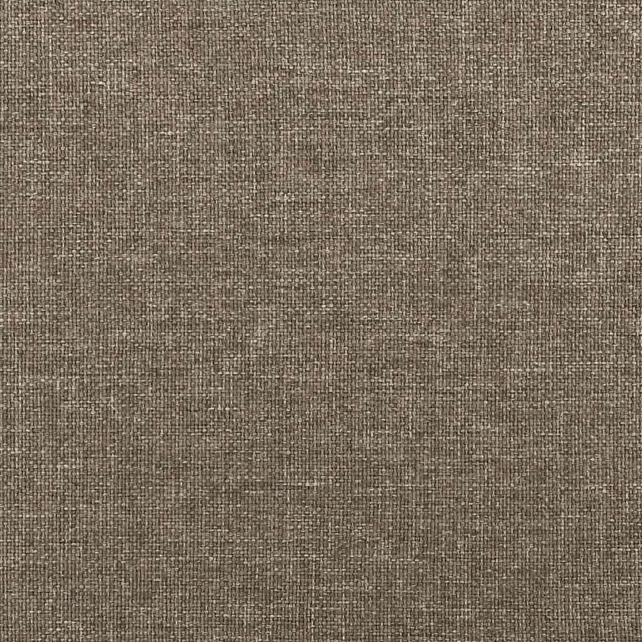 Cadre de lit à lattes taupe 80x200 cm tissu - 8