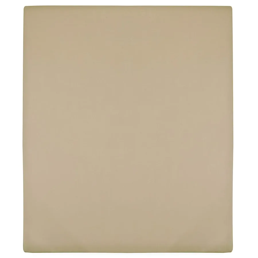 Drap-housse Jersey Taupe 180x200 cm Coton