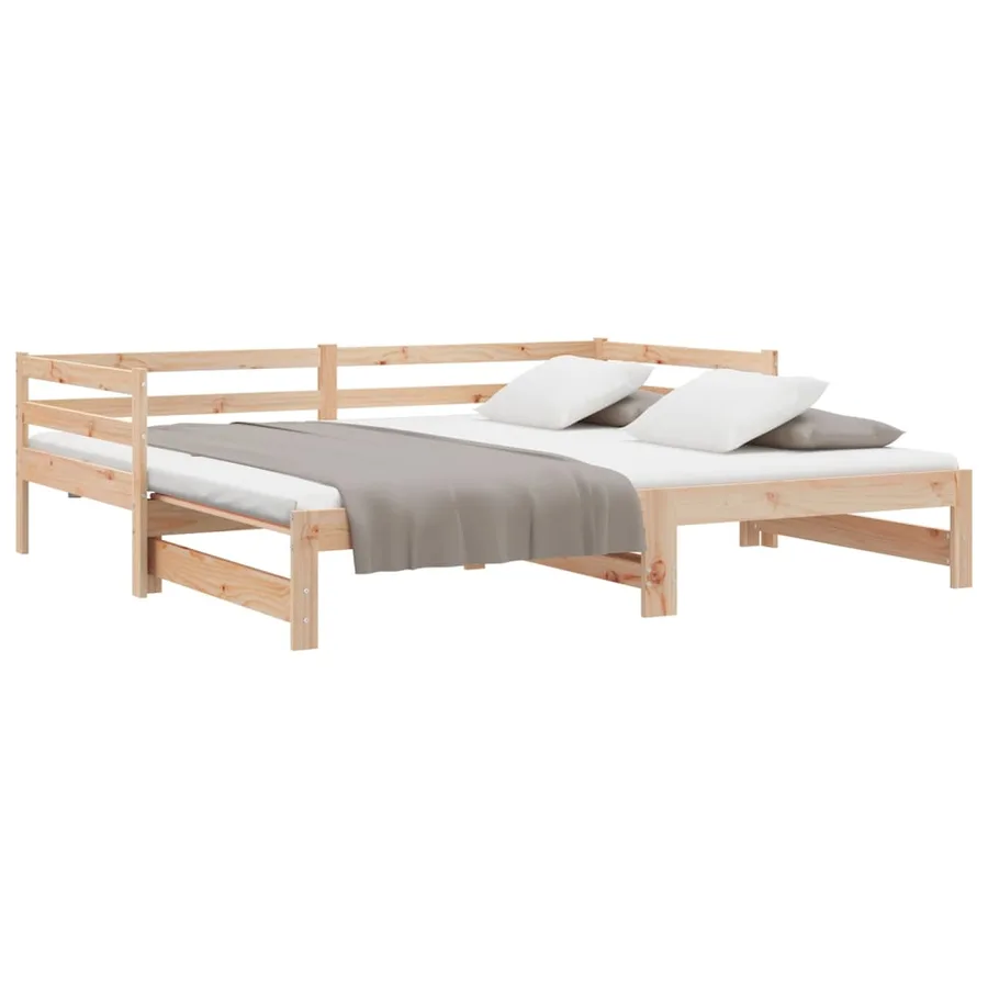 Lit coulissant sans matelas 80x200 cm - 10