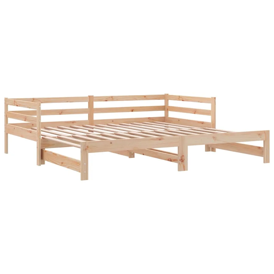 Lit coulissant sans matelas 80x200 cm - 11