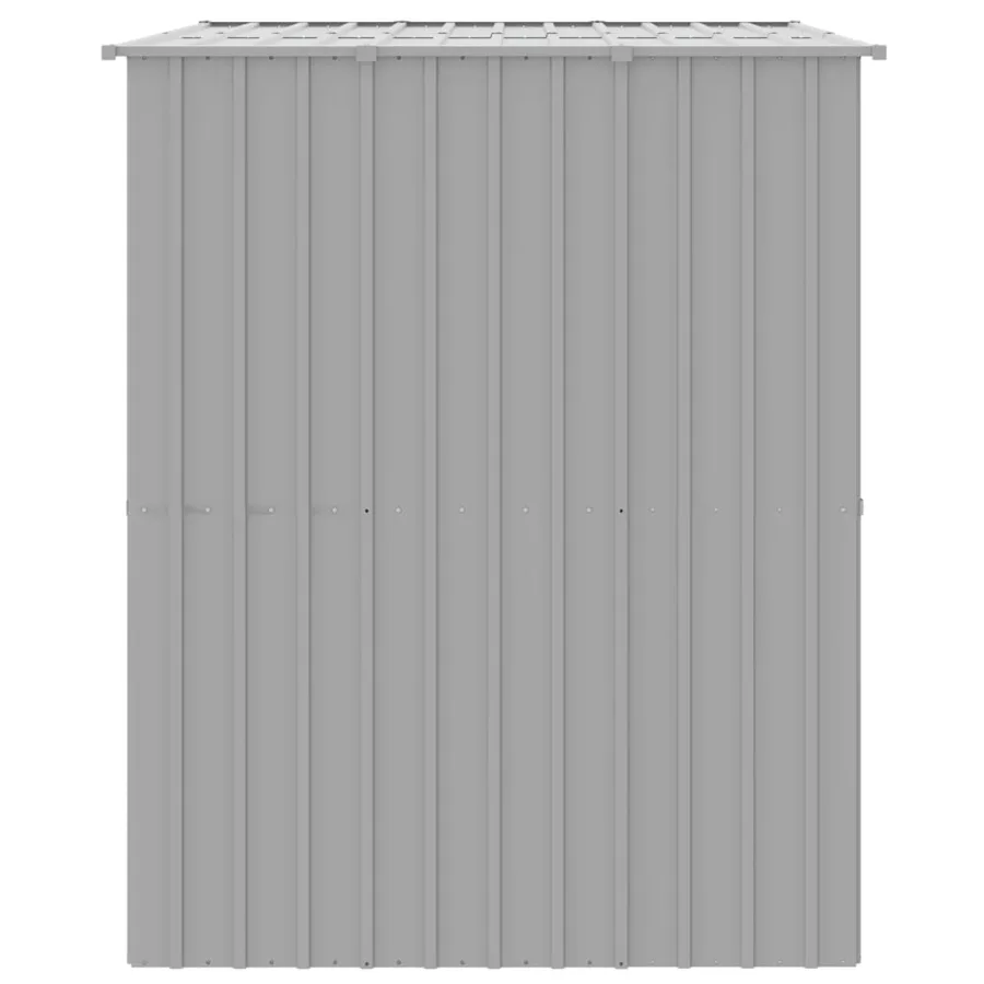 Niche pour chien avec toit gris clair acier galvanisé - 4