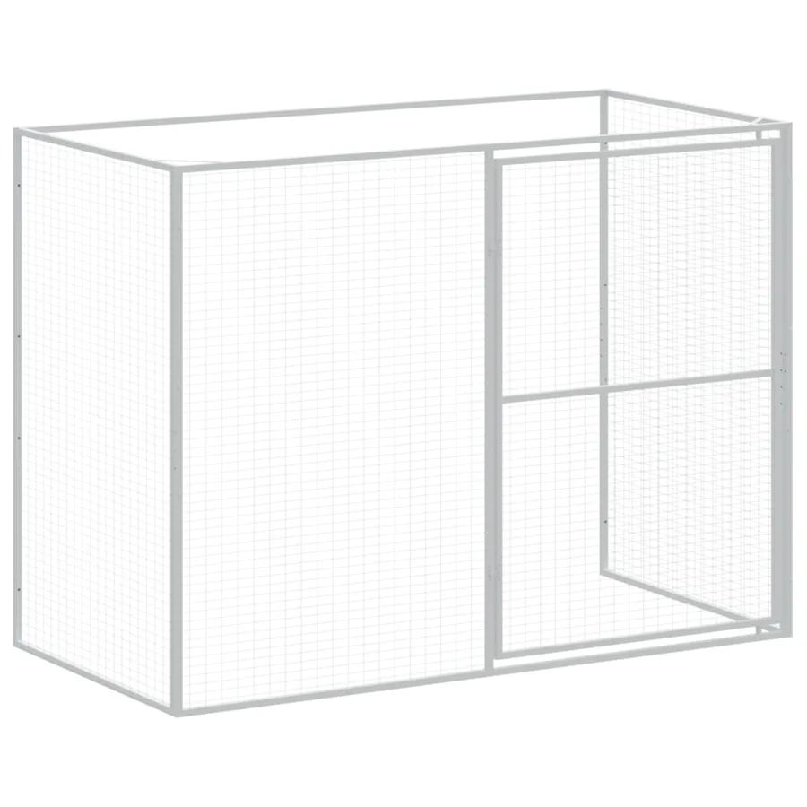 Niche pour chien avec cour anthracite 214x1273x181 cm - 8