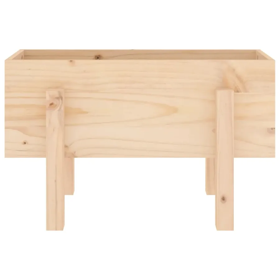 Jardinière 62x30x38 cm bois massif de pin - 5