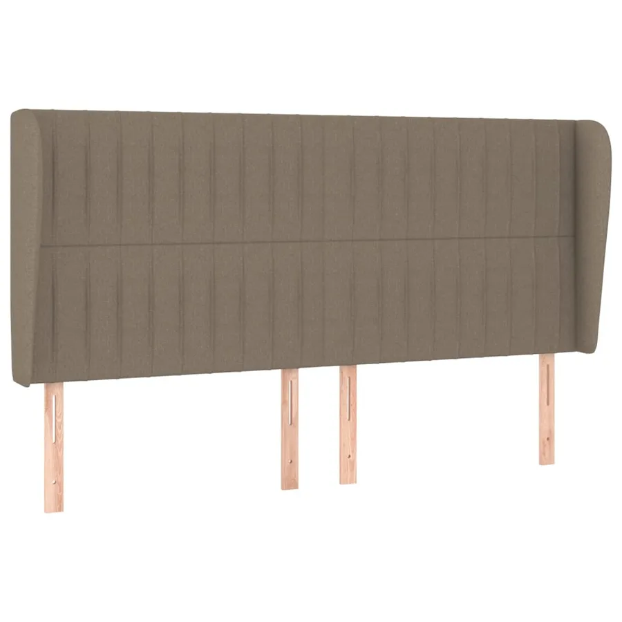 Sommier à lattes de lit avec matelas Taupe 180x200 cm Tissu - 6