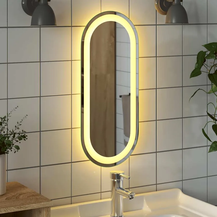 Miroir de salle de bain à LED 60x25 cm ovale - 3