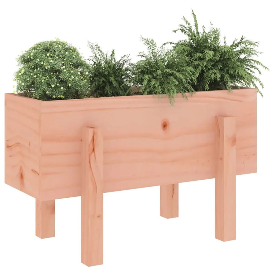 Jardinière 62x30x38 cm bois massif douglas - 3