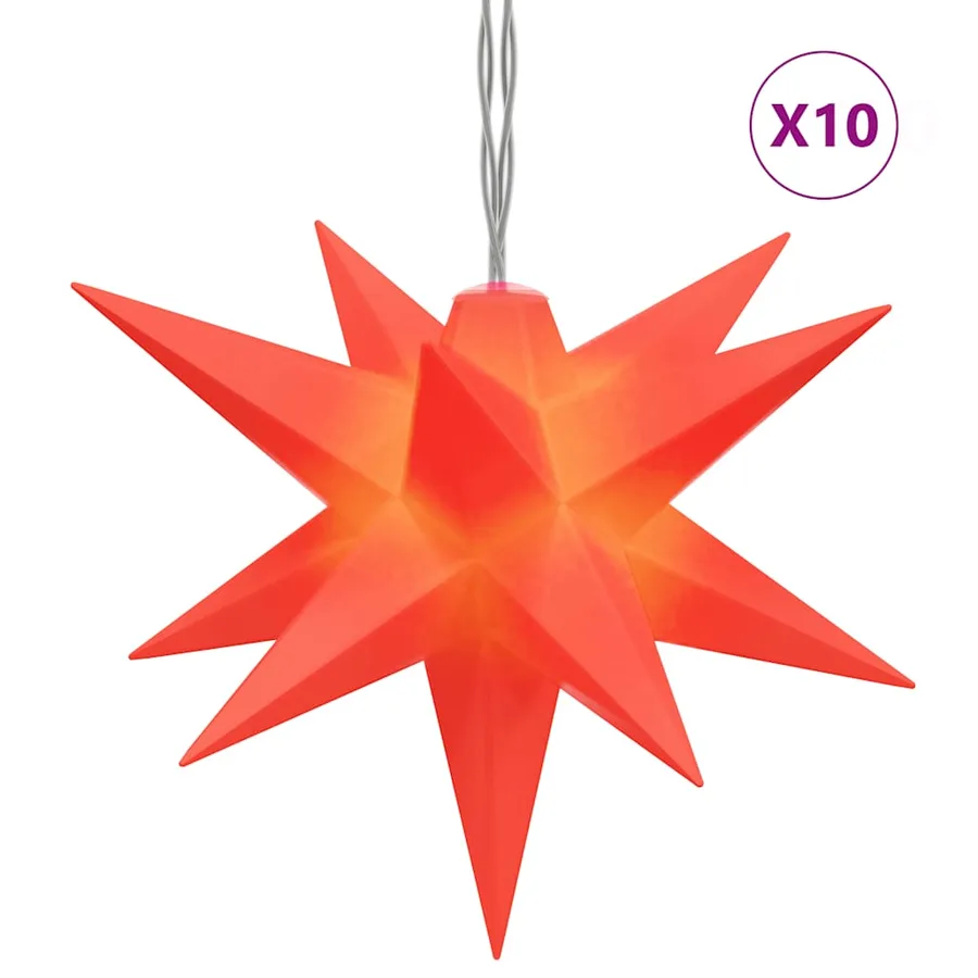 Lumière de Noël 10 LED rouge 10 cm - 2