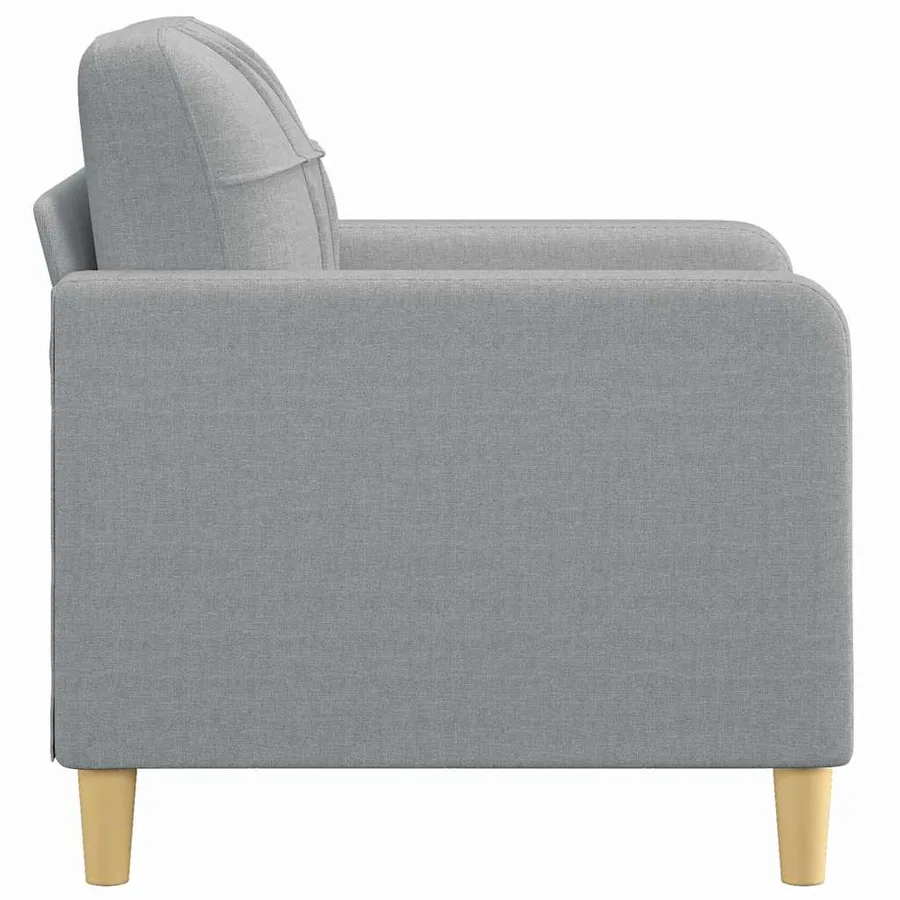 Fauteuil Gris clair 60 cm Tissu - 4