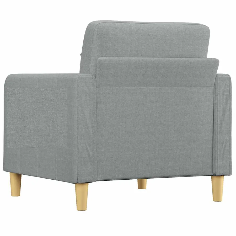 Fauteuil Gris clair 60 cm Tissu - 5