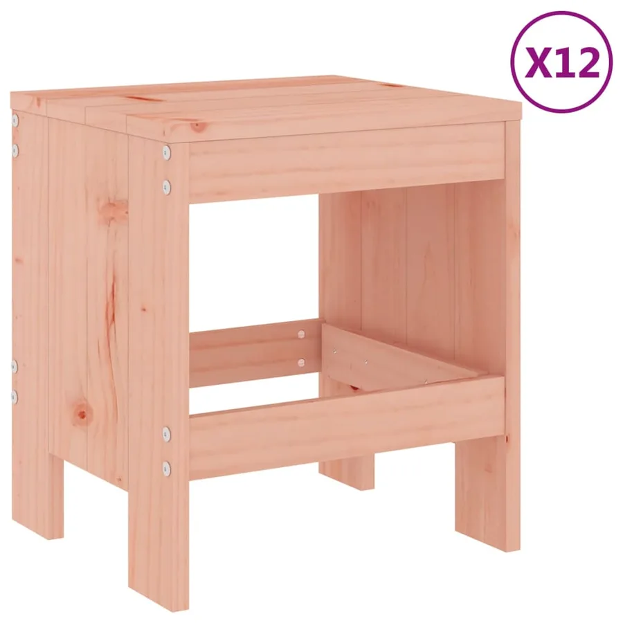 Ensemble à manger de jardin 13 pcs bois massif de Douglas - 3