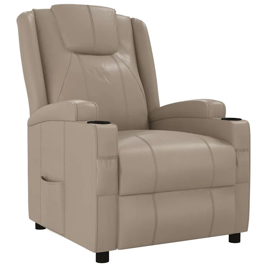 Fauteuil inclinable Cappuccino Similicuir - 2