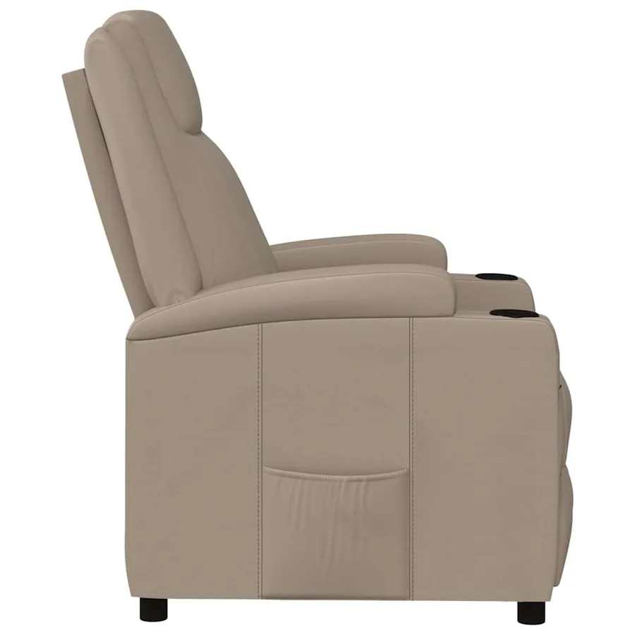 Fauteuil inclinable Cappuccino Similicuir - 4