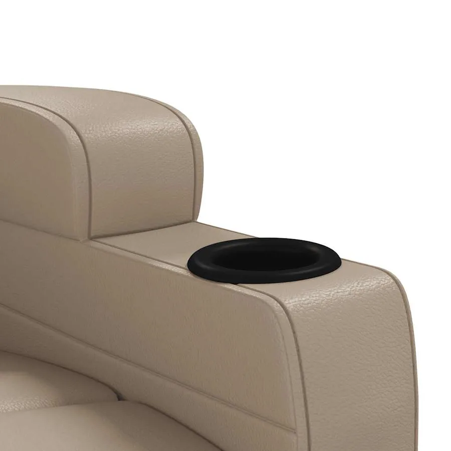 Fauteuil inclinable Cappuccino Similicuir - 7