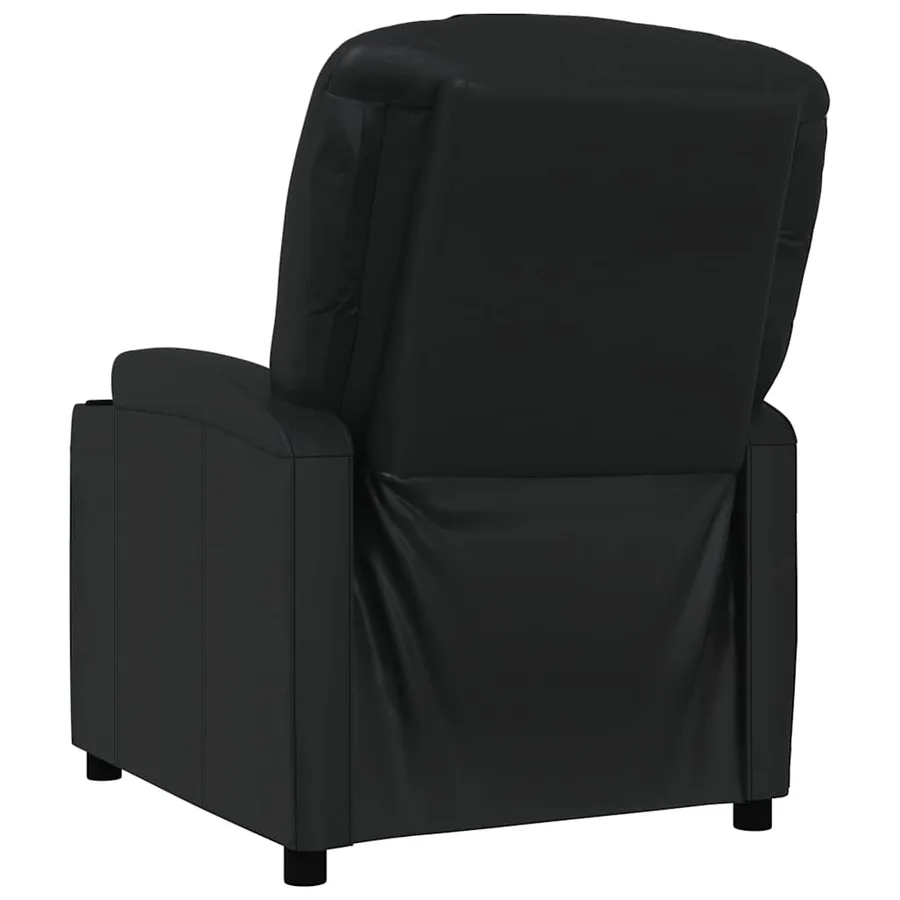 Fauteuil inclinable Noir Similicuir - 5