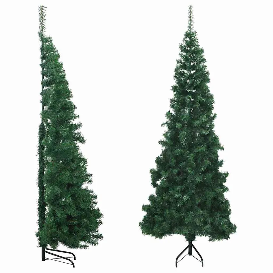 Sapin de Noël artificiel d'angle Vert 180 cm PVC - 2