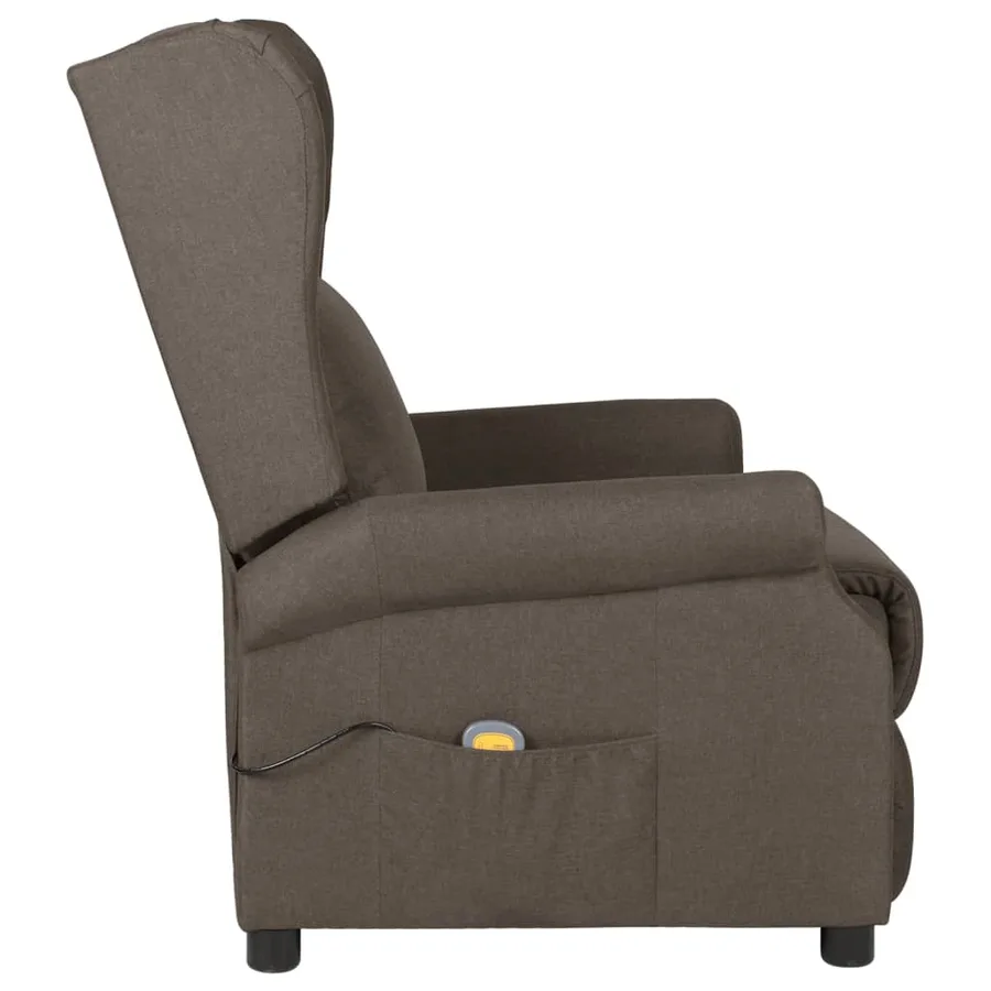 Fauteuil de massage Marron Tissu - 3