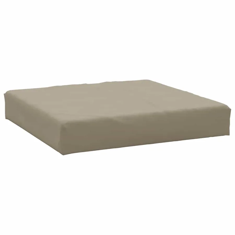 Coussins de palette lot de 2 taupe tissu oxford - 5