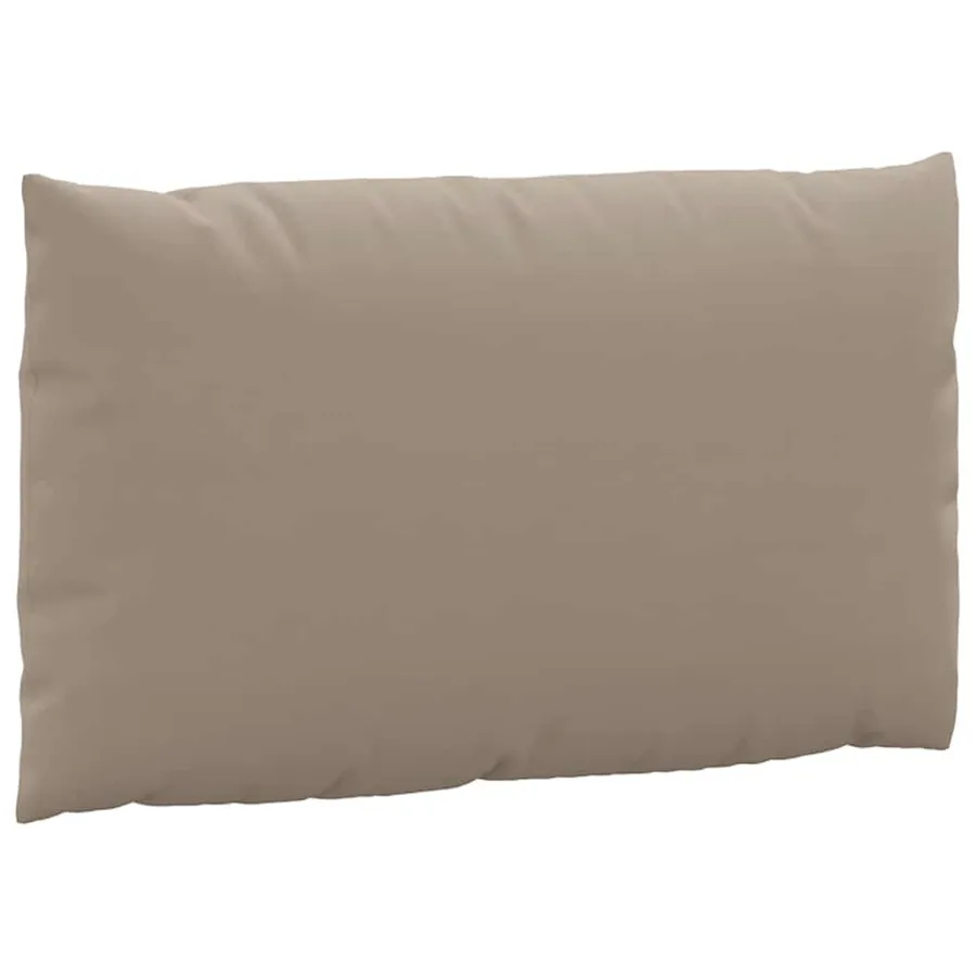 Coussins de palette lot de 2 taupe tissu oxford - 6
