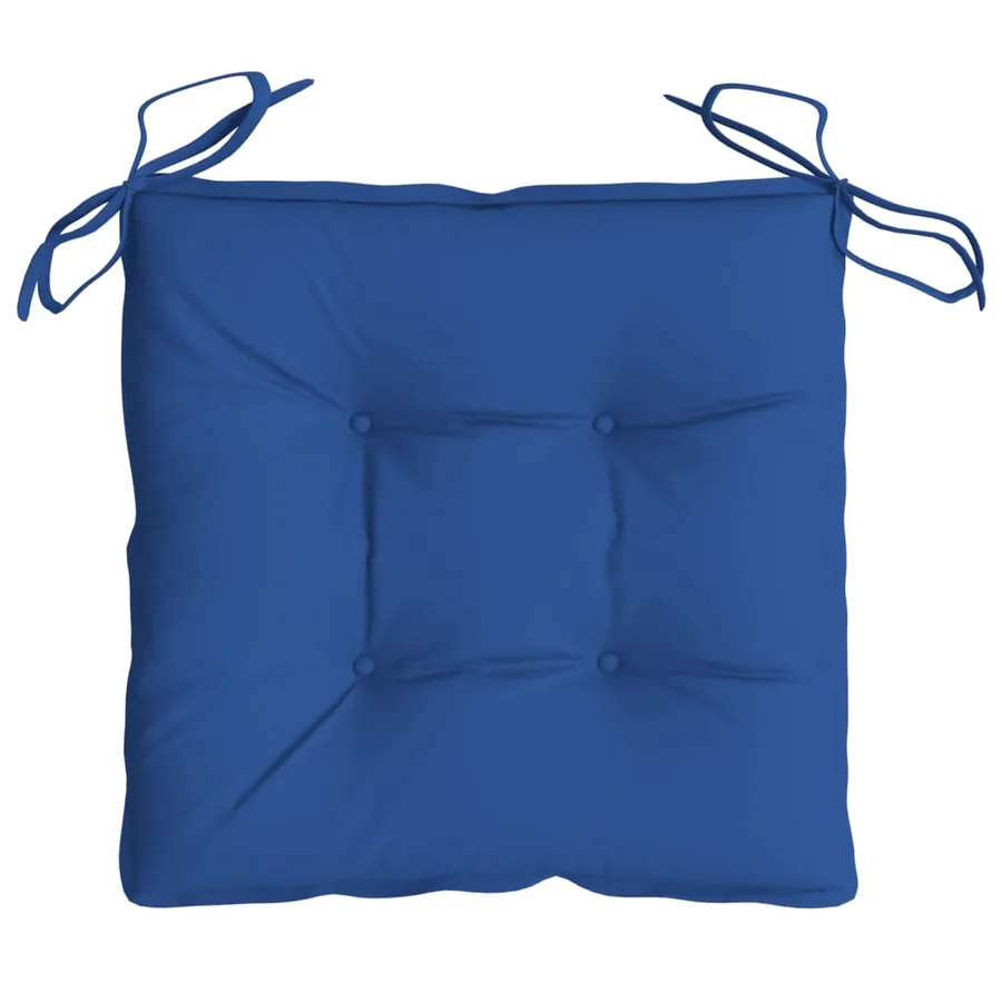 Coussins de palette lot de 2 bleu 50x50x7 cm tissu oxford - 6