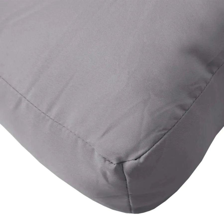 Coussins de palette lot de 3 gris tissu oxford - 8