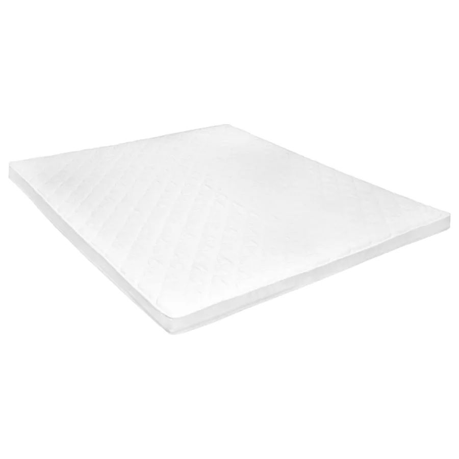 Sur-matelas 140 x 200 cm Mousse froide Profil d'œuf 6 cm - 2
