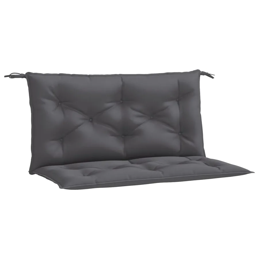 Coussins de banc de jardin lot de 2 anthracite tissu Oxford - 2