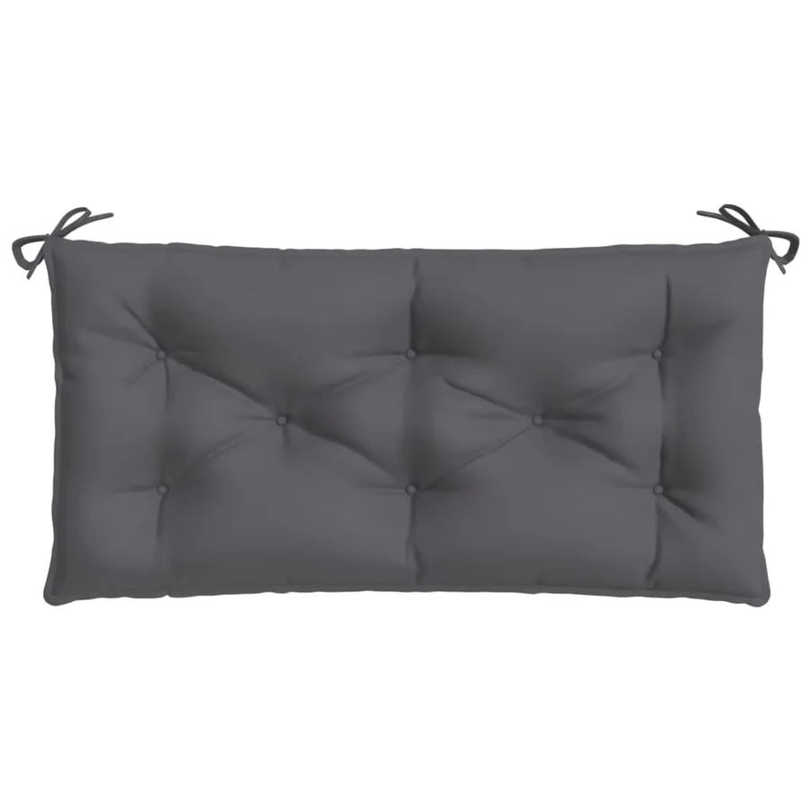 Coussins de banc de jardin lot de 2 anthracite tissu Oxford - 5