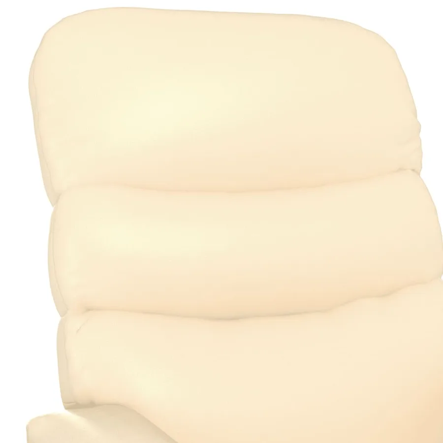 Fauteuil inclinable Crème Similicuir - 7