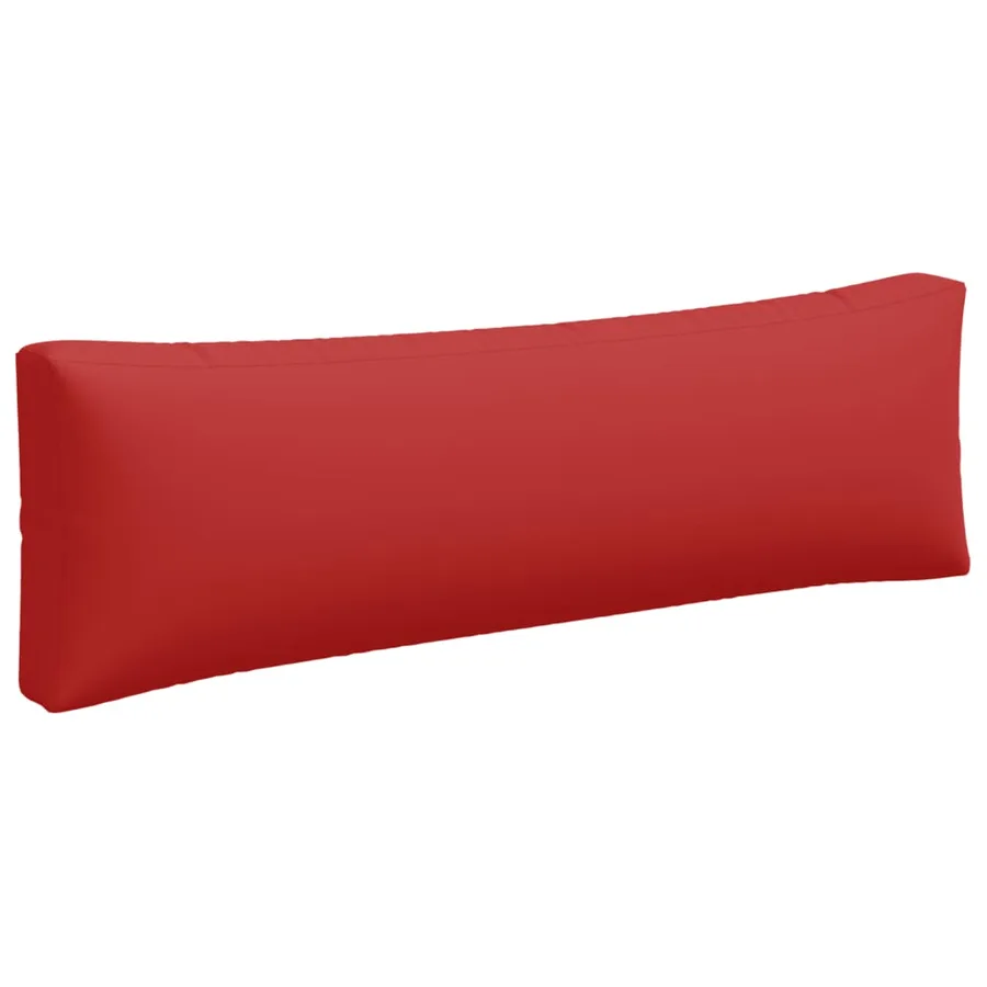Coussins de palette lot de 3 rouge tissu - 6