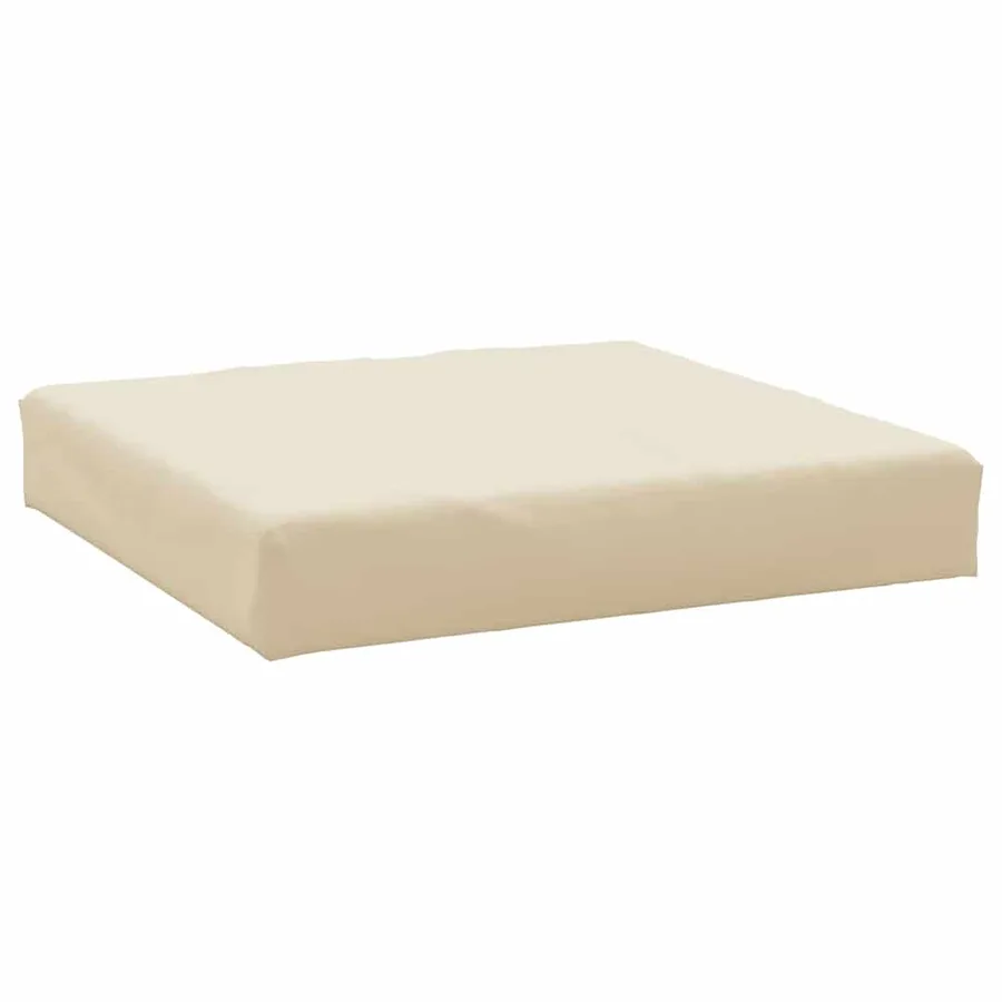 Coussins de palette lot de 2 beige tissu oxford - 5