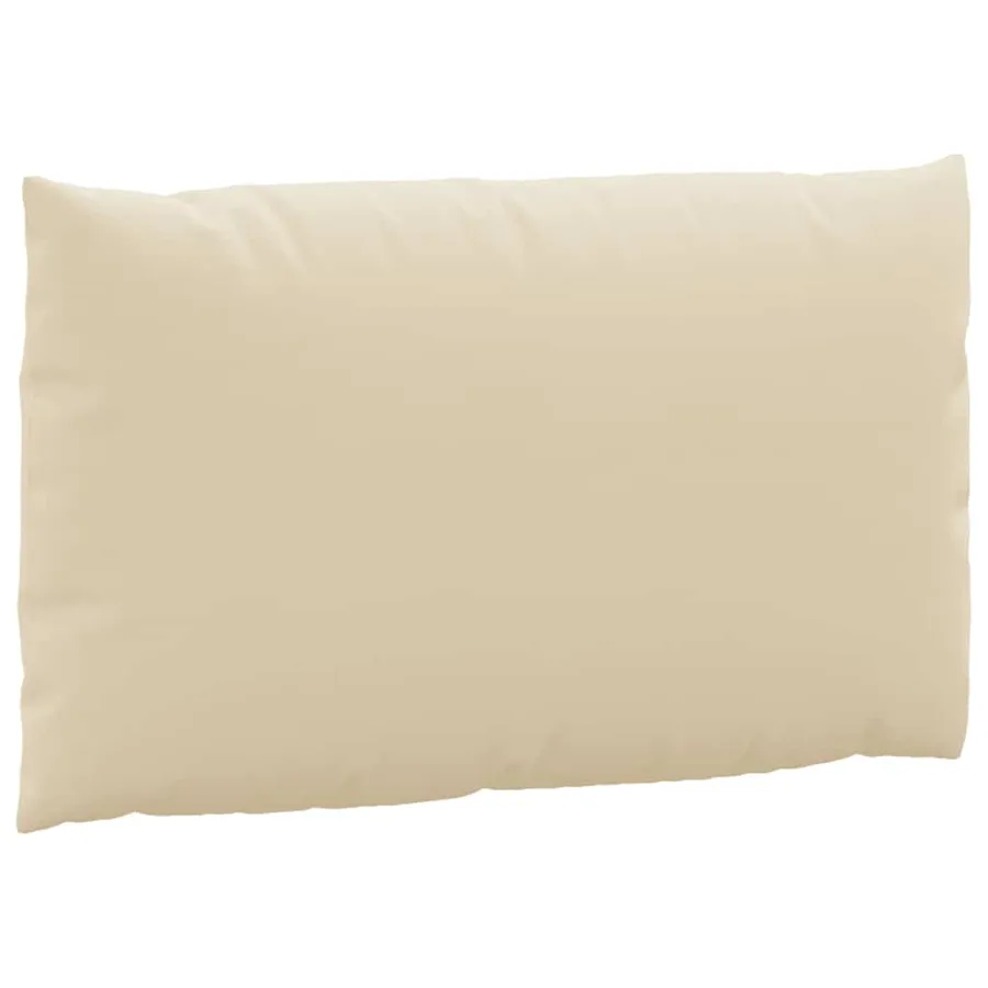 Coussins de palette lot de 2 beige tissu oxford - 6