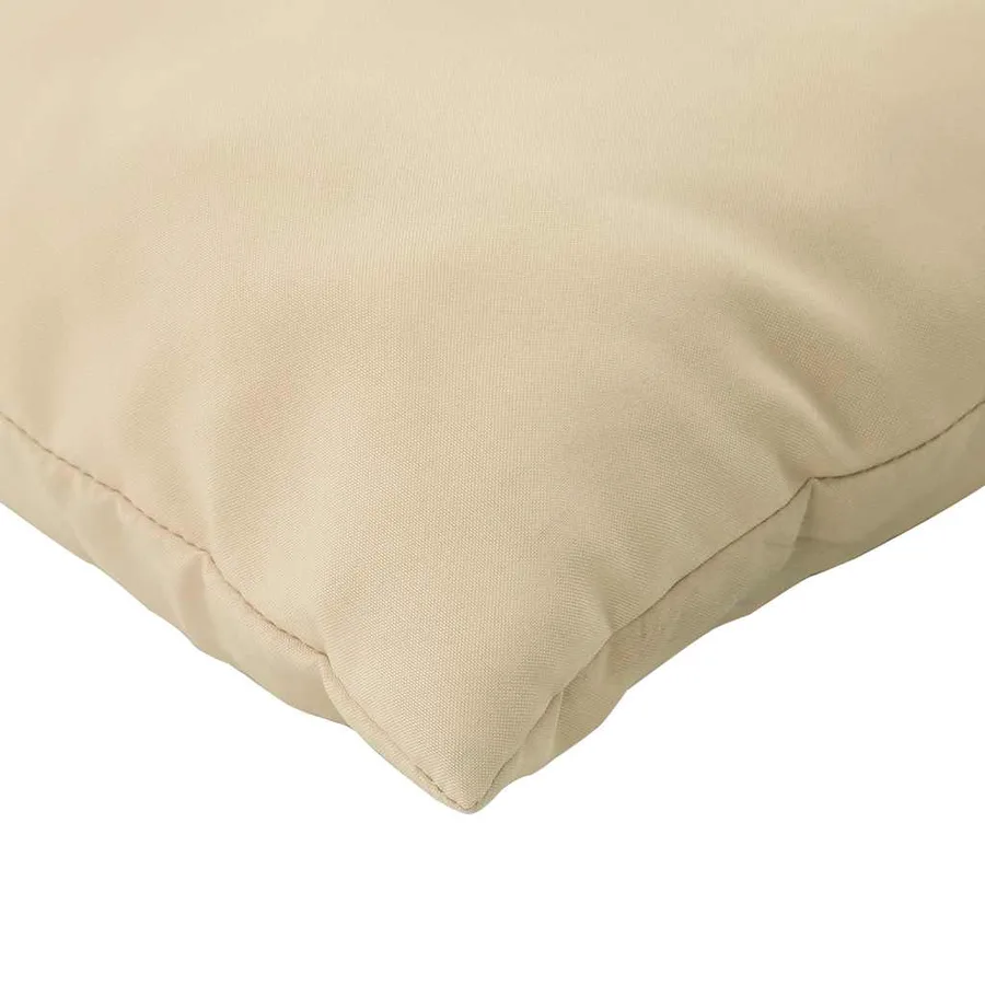 Coussins de palette lot de 2 beige tissu oxford - 7