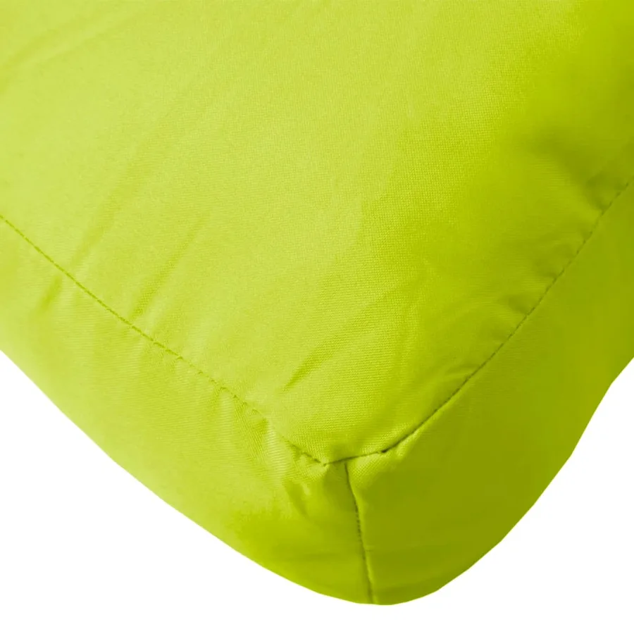 Coussins de palette lot de 2 vert vif tissu - 7