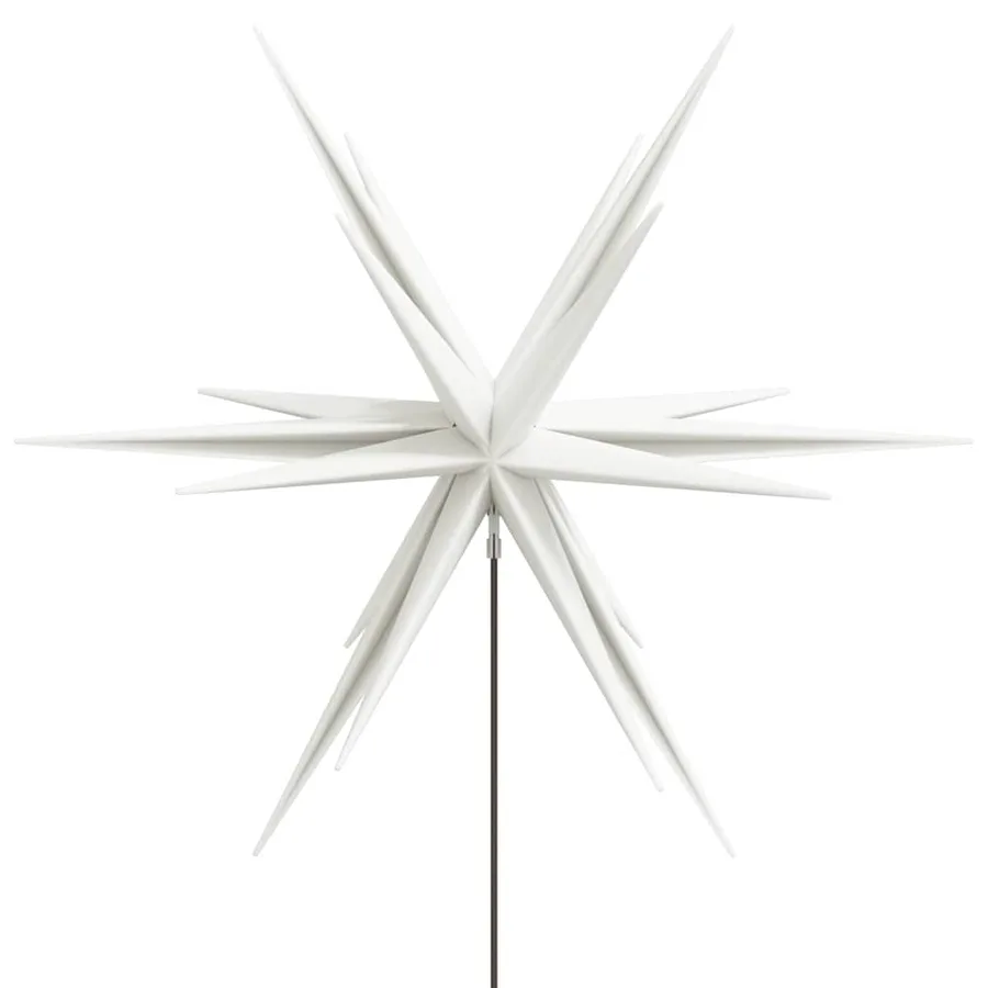 Lumières de Noël avec piquets 3 pcs LED pliable blanc 35 cm - 8