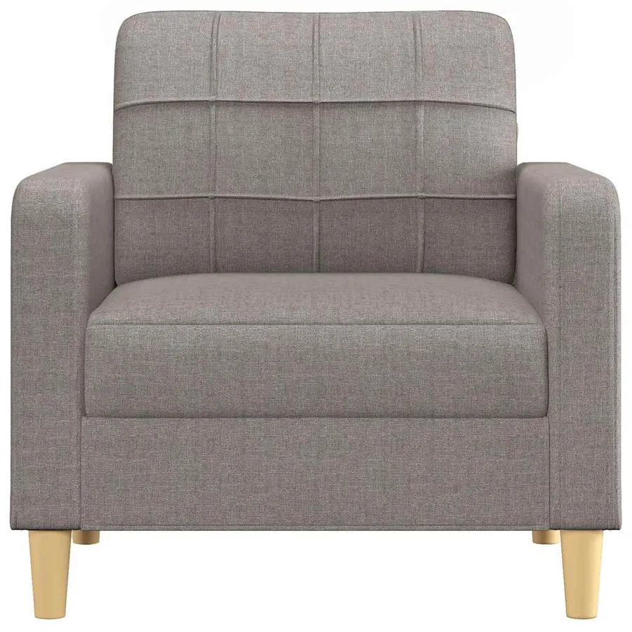 Fauteuil Taupe 60 cm Tissu - 3