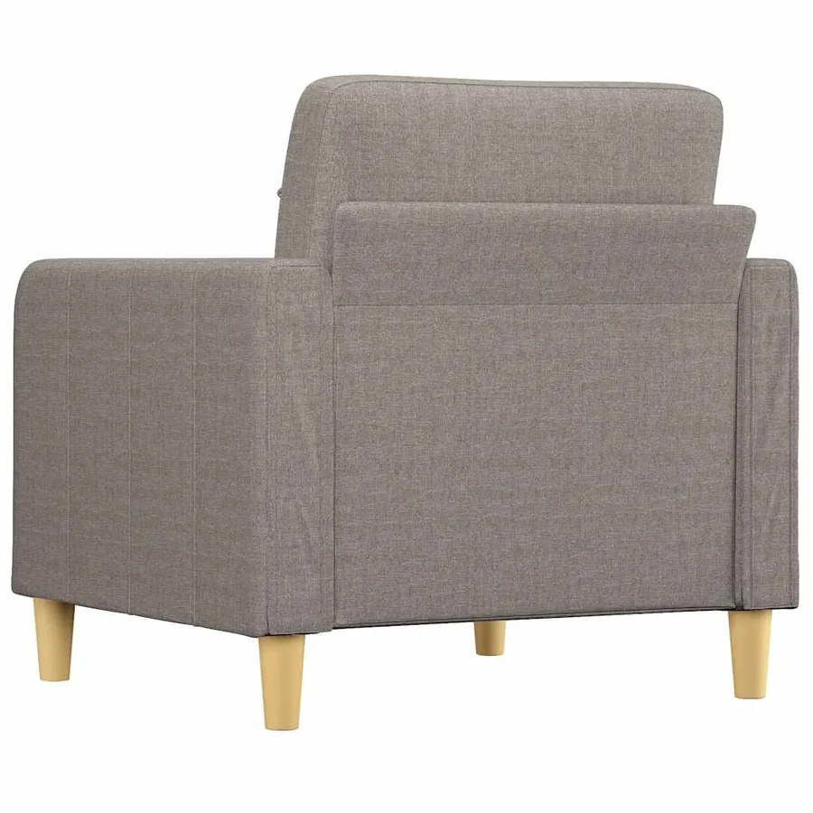 Fauteuil Taupe 60 cm Tissu - 5