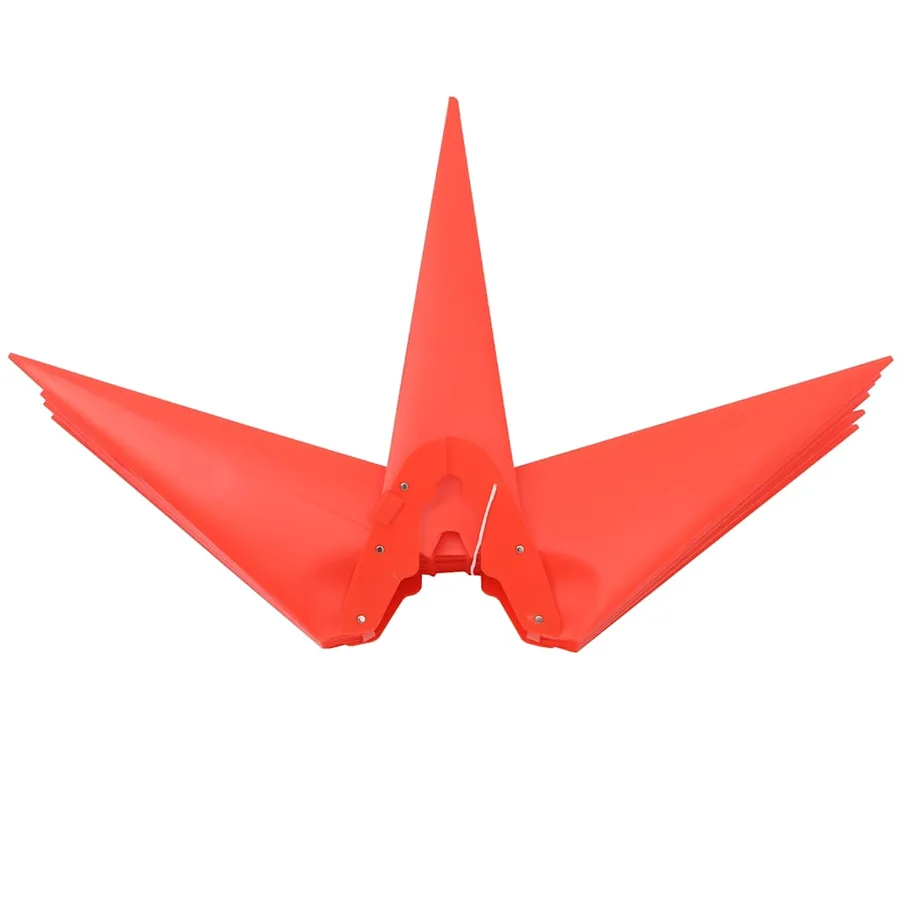Lumière de Noël avec piquet LED pliable rouge 57 cm - 9